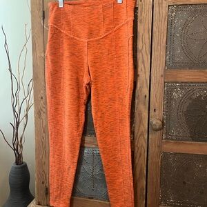 FREE PEOPLE MOVEMENT Vibrant Orange Leggings